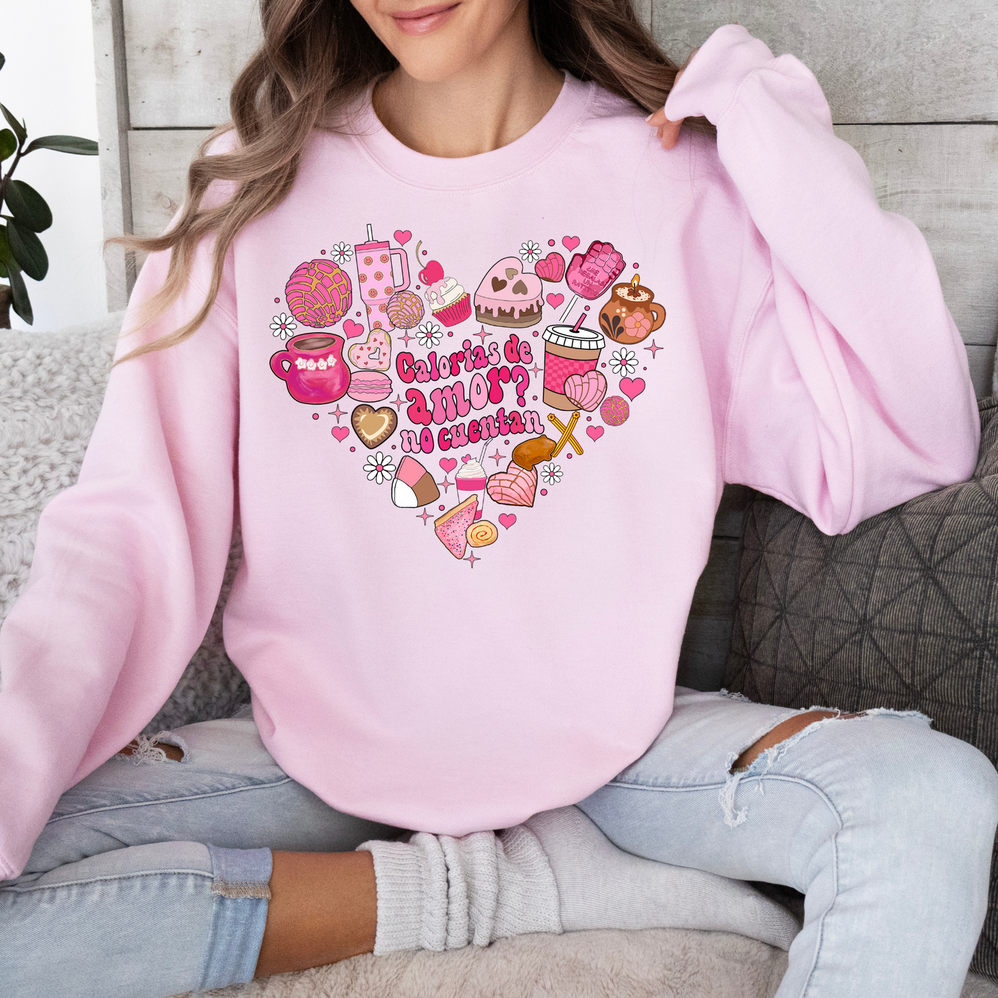 Calorias de amor Crewneck