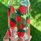 Strawberry Glass Can