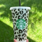 Cheetah Starbucks Cold Cup