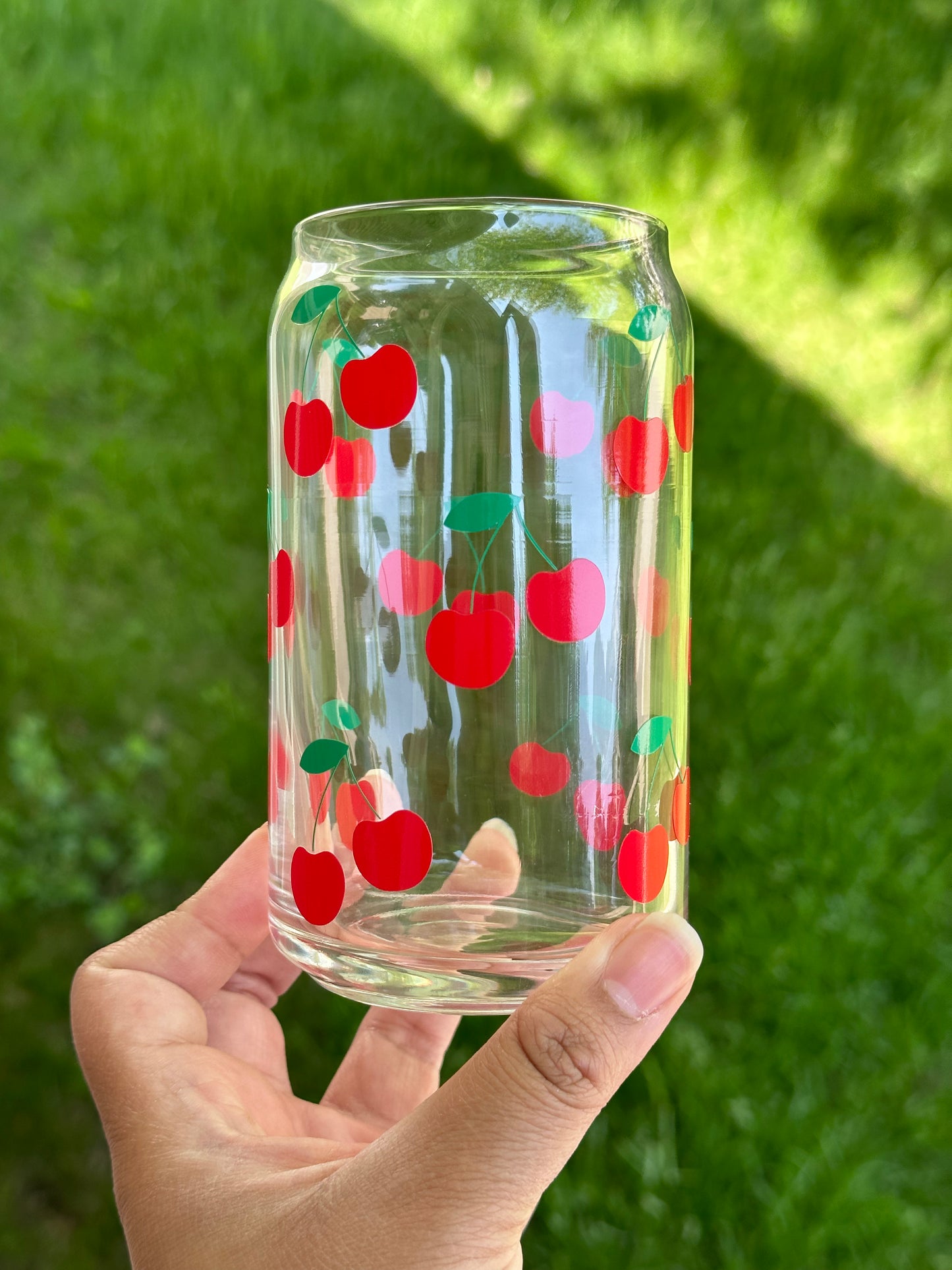 Cherry Glass Can