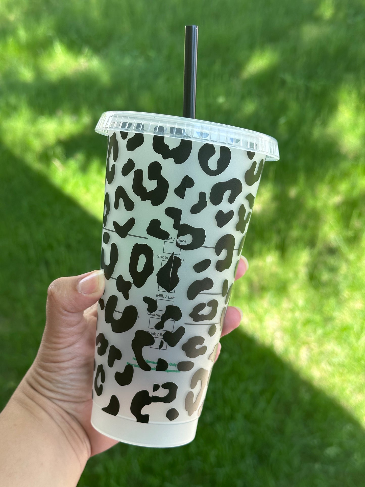 Cheetah Starbucks Cold Cup